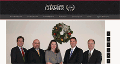 Desktop Screenshot of alleganycountychamber.com