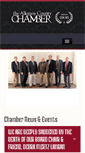 Mobile Screenshot of alleganycountychamber.com